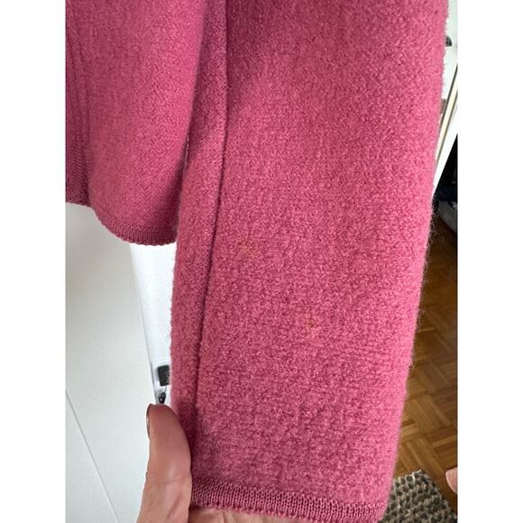Geiger Vintage 80's/90's Women's Pink Boiled Wool Jacket, Size EU 36,US 4-6, EUC - Picture 4 of 9